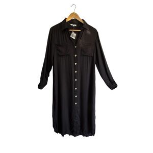 Blue Island Charcoal Shirt Dress